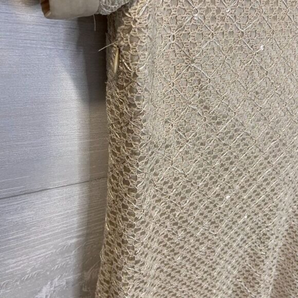 Muse Women's Split V-neck Short sleeve Sheath Dress - Picture 8 of 9